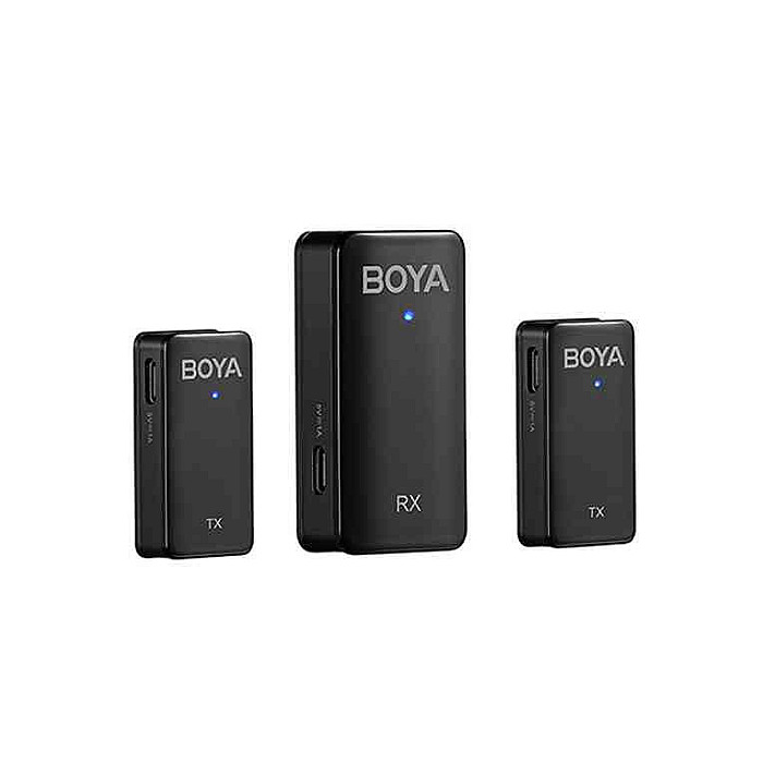 Boya BY-WMic5-M2 Ultracompact 2.4GHz Dual-Channel Wireless... Boya BY-WMic5-M2 Ultracompact 2.4GHz Dual-Channel Wireless...